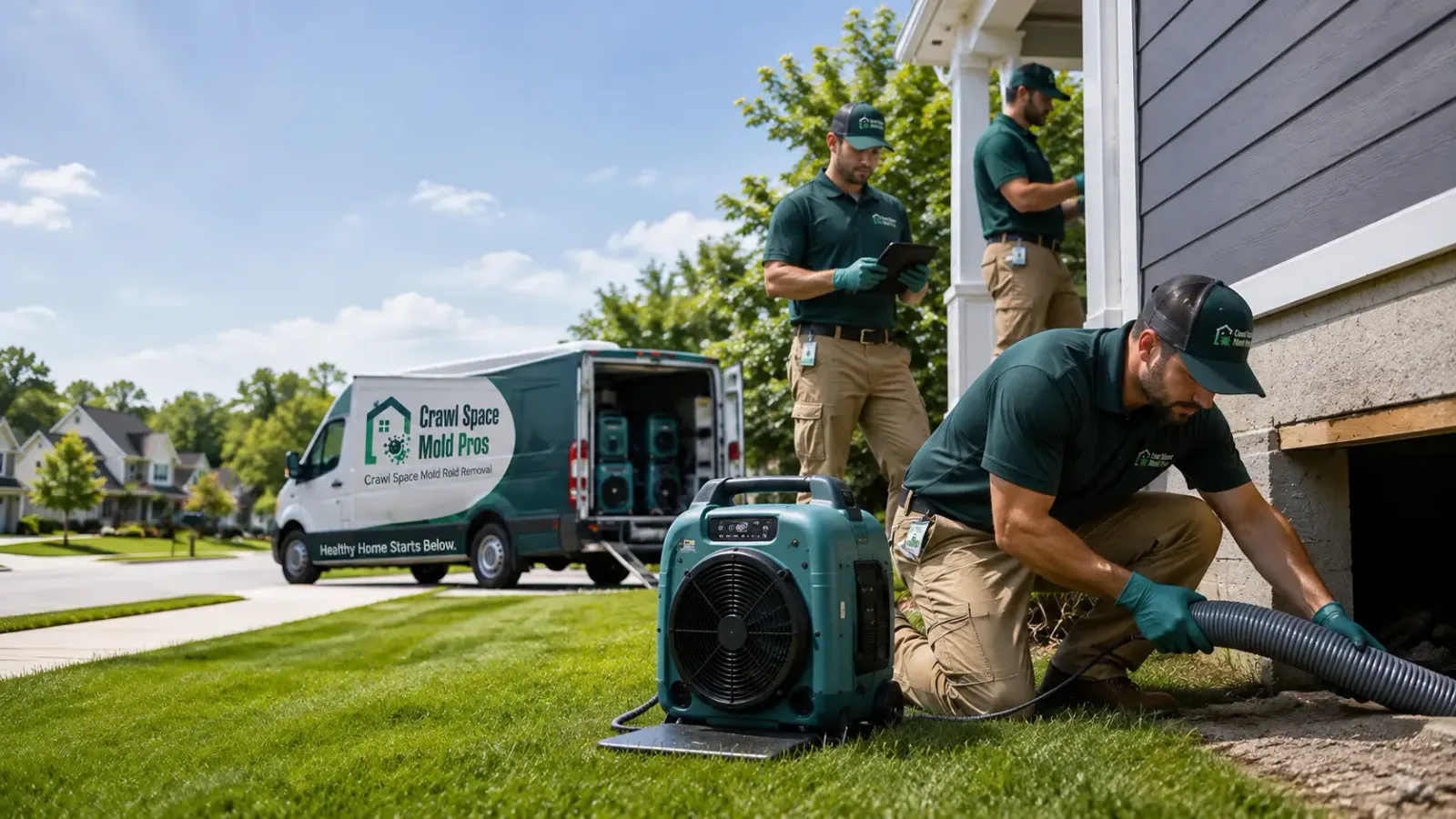 Crawl Space Mold Removal in Pennsville, NJ